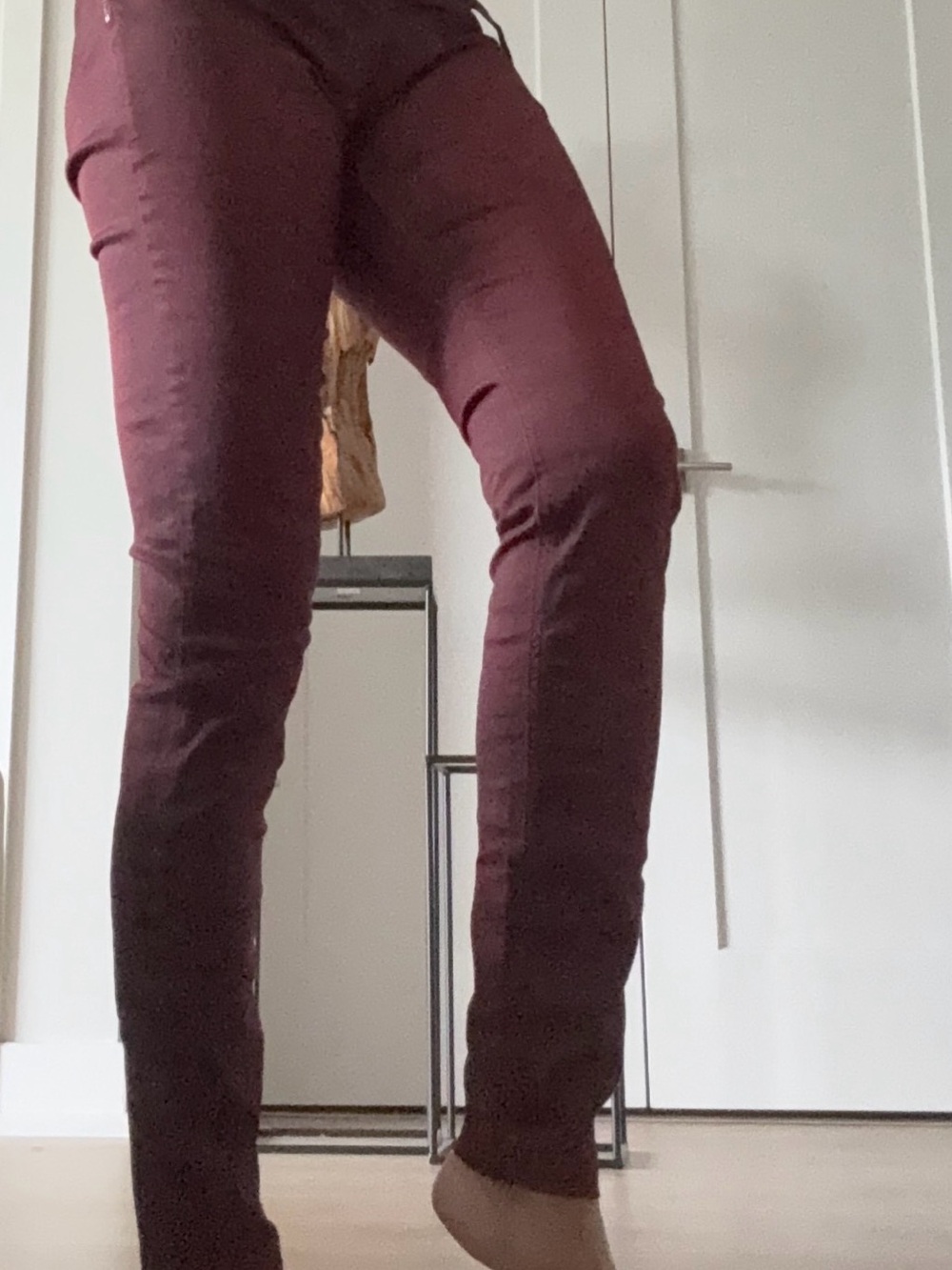 Sarah Pacini Pants in Wine Berry
